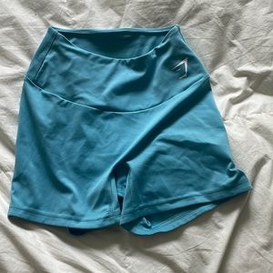 Gymshark training shorts in the most beautiful blue color